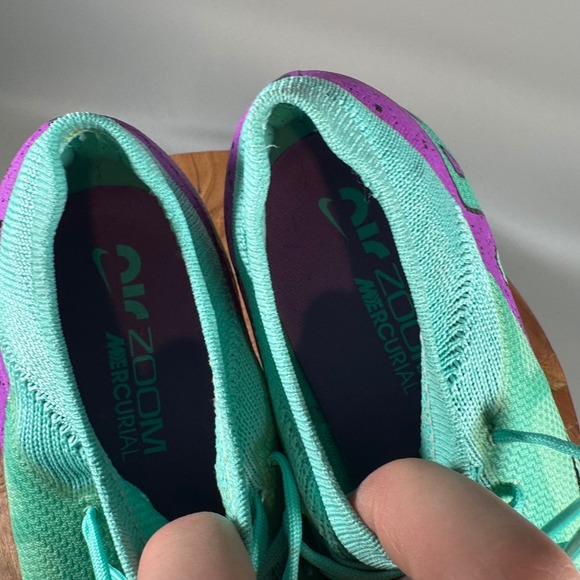 Nike Mercurial Vapor 15 Pro FG Soccer Cleats Aqua Purple DJ5603 300 Men‎ US 8 main image 3